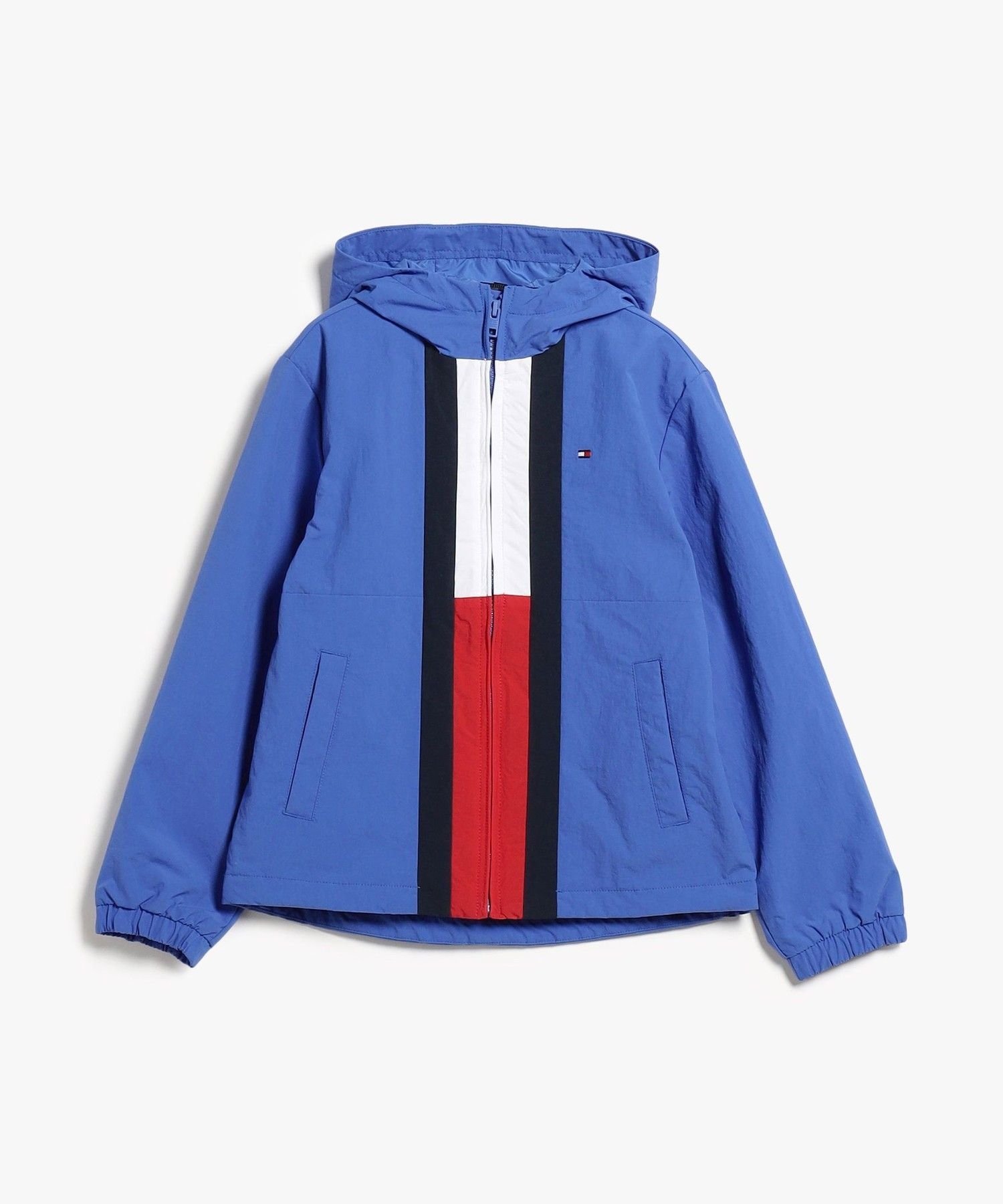 Куртка с флагом в стиле цветных блоков для мальчиков Tommy Hilfiger, Blue C6H — фото 4