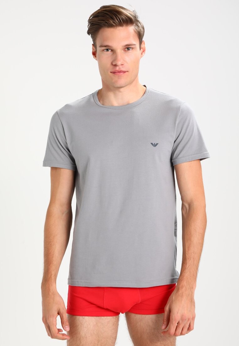 

Майка ПАКЕТ CREW NECK 2 Emporio Armani, серый/темно-синий