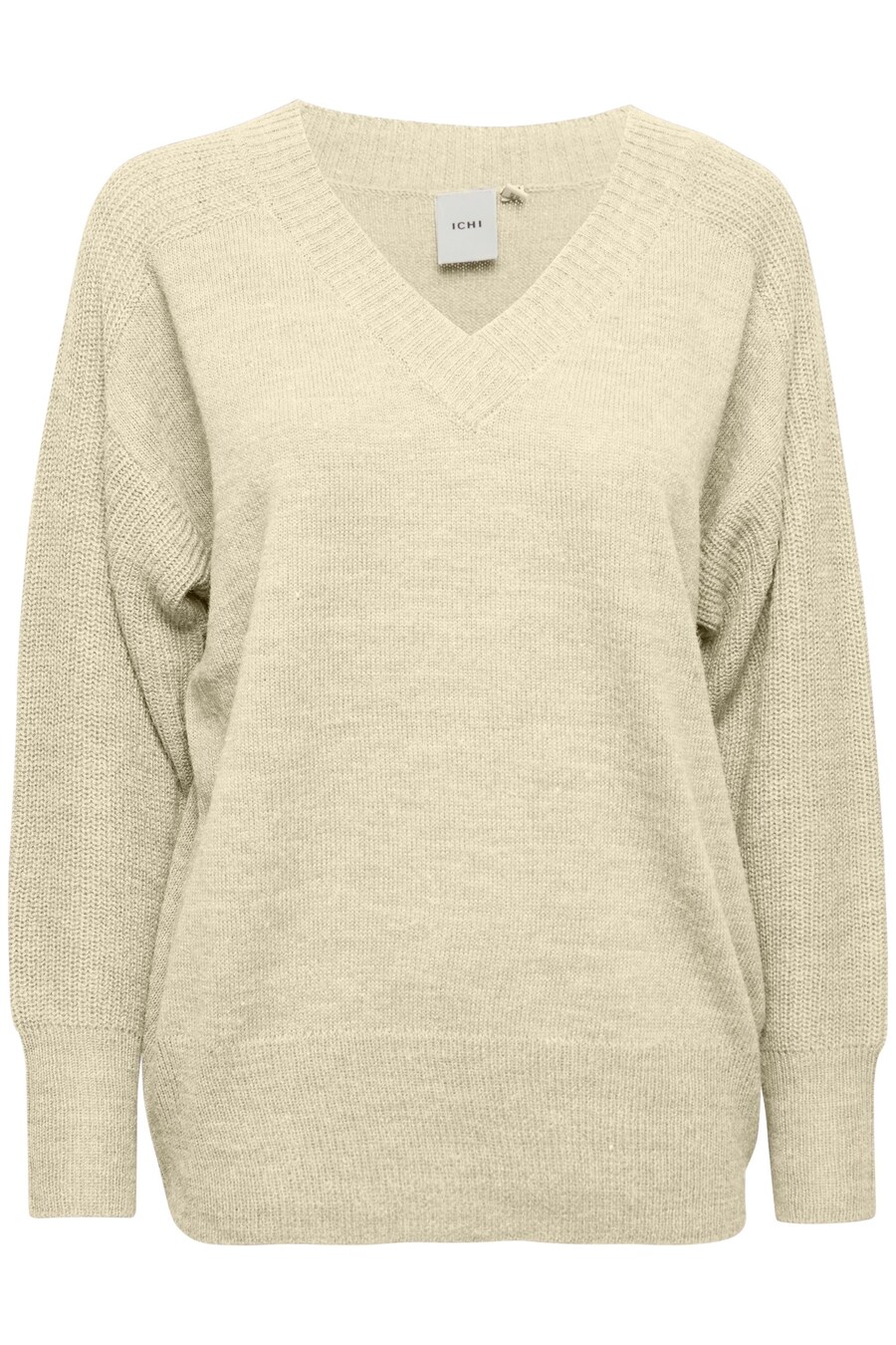 

Базовый свитер ICHI Sweater, бежевый