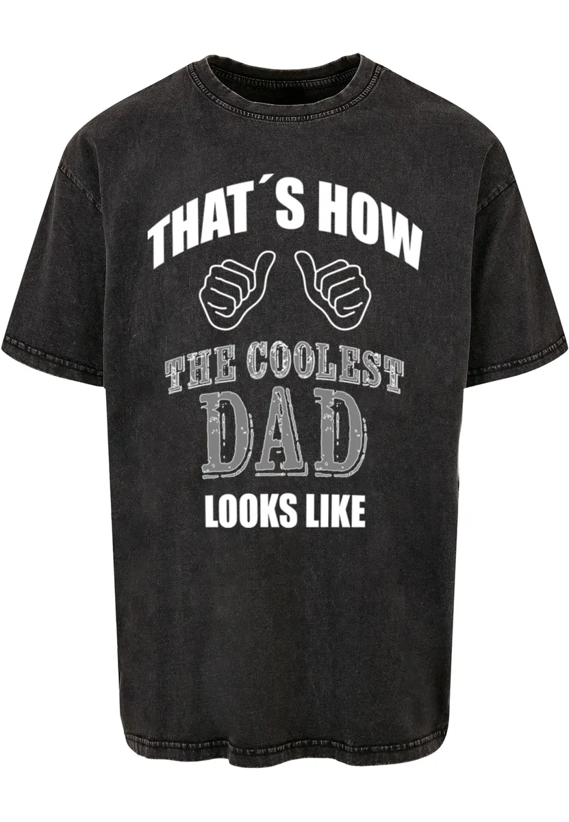 

Футболка Merchcode "Мужская футболка Coolest Dad Acid Washed Heavy Oversized " Merchcode", черный