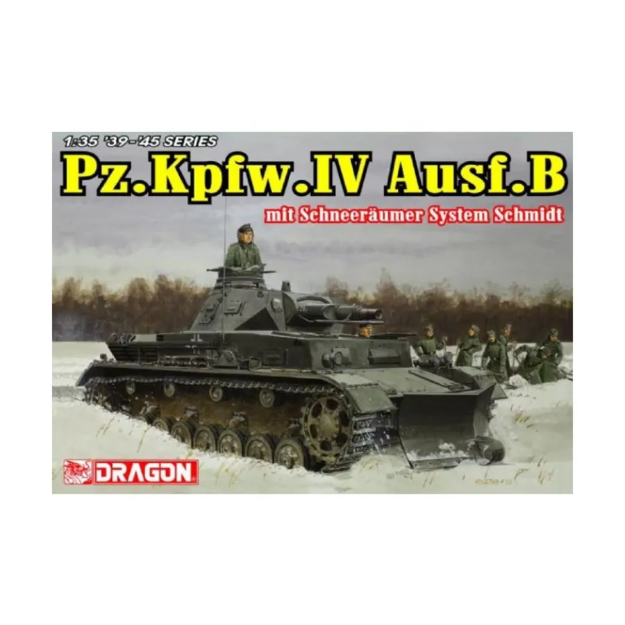 

Pz.Kpfw. IV Ausf.B с системой Шнеераумер Шмидта, Dragon Models - '39 to '45 Series - Germany (1:35)