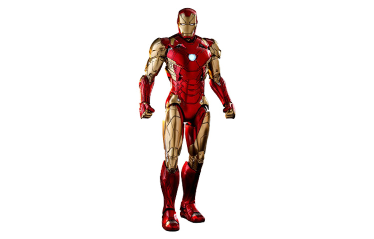 

Железный человек 1/6 Marvel 10th Anniversary Mark 46 Concept Edition, коллекционная кукла из сплава Hot Toys, Iron Man Mark 46 - without a kraft cardboard box