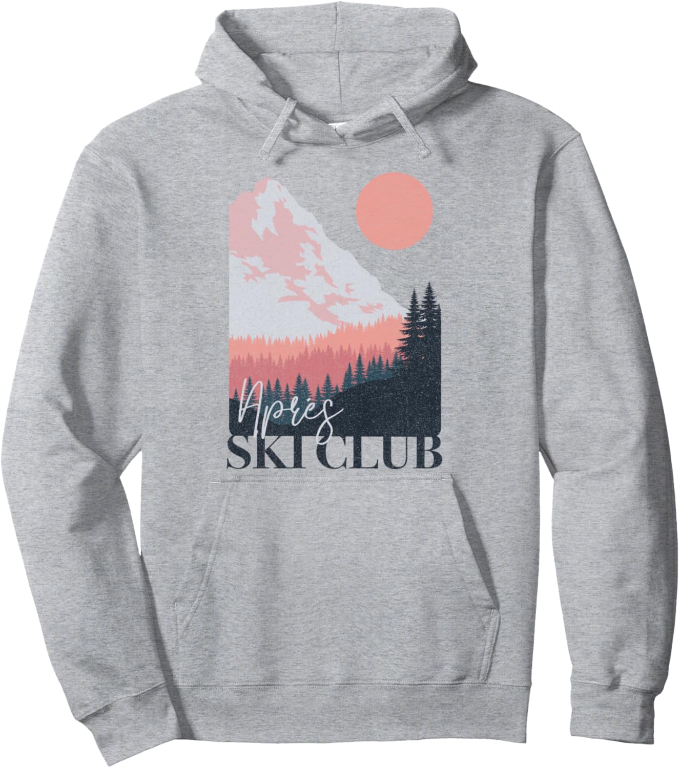 

Худи Landscape Apres Ski Club Mountainside Trendy Apparel, серый