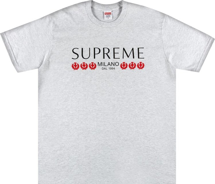 

Футболка Supreme Milano Tee 'Ash Grey', серый