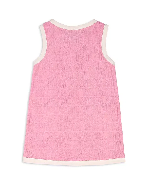 Детское платье для девочек без рукавов с жаккардовым тиснением Juicy Couture, Prism Pink — фото 2