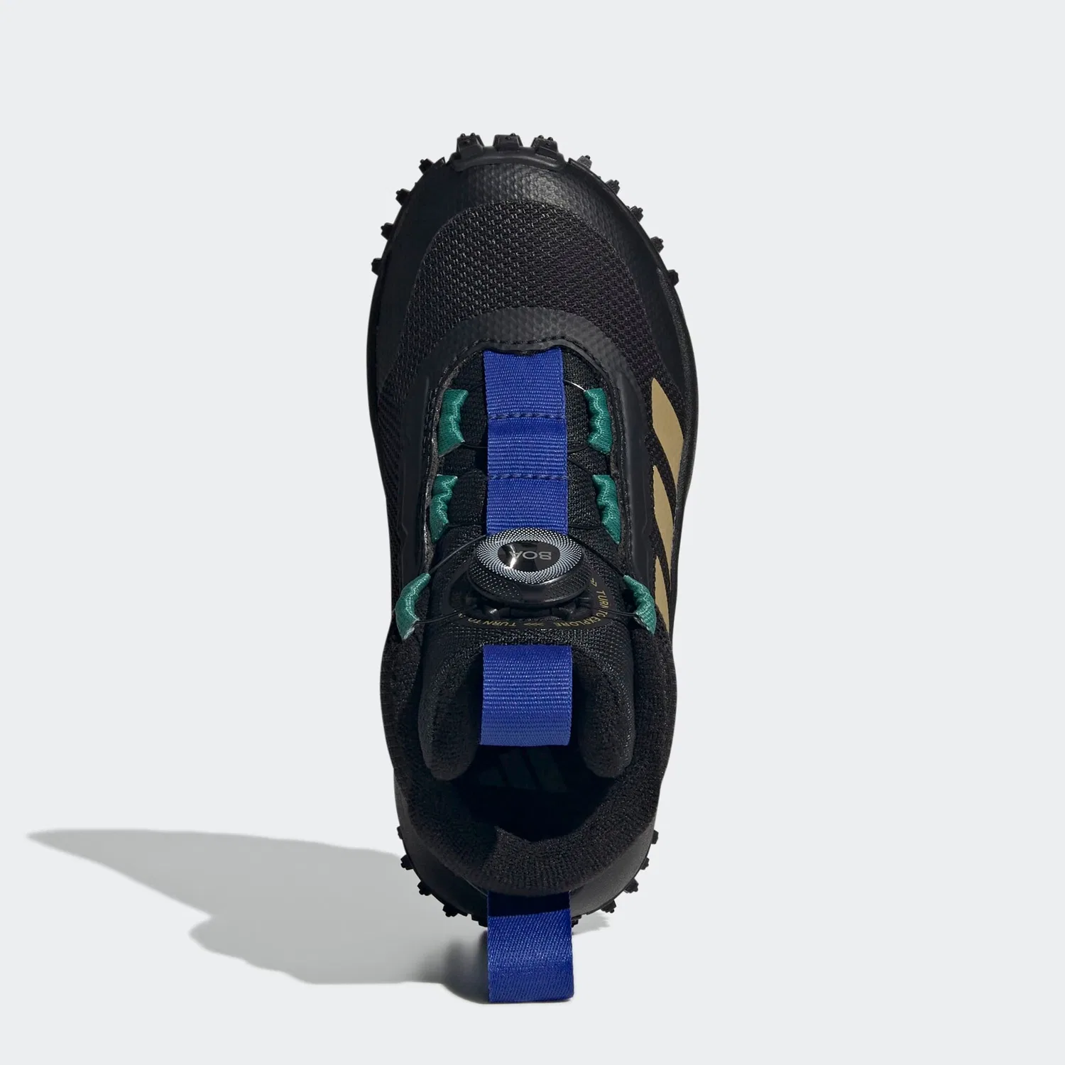 Детские кроссовки с системой BOA Adidas Sportswear, Core Black/Khaki/Preloved Teal — фото 4