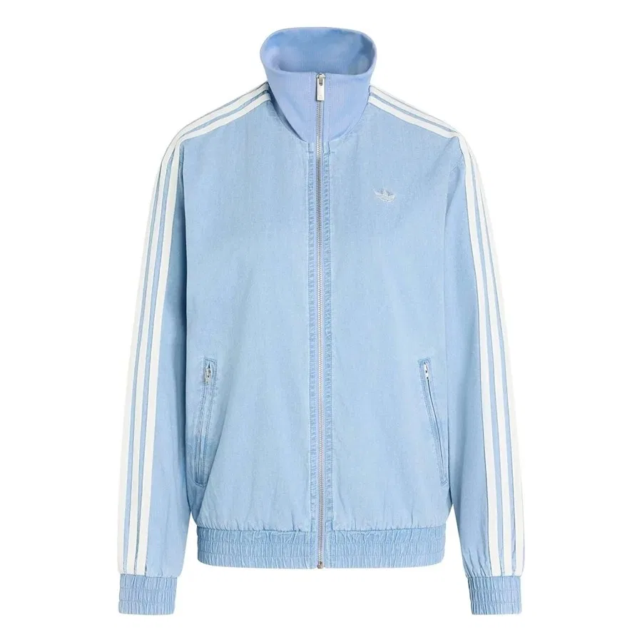 Женская куртка с капюшоном джинсовая модель DENIM FB TT adidas, Разноцветный