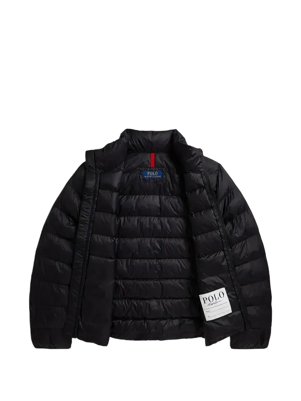 Стеганая куртка-пуховик «Колден» с возможностью компактной упаковки Polo Ralph Lauren Kids, черный — фото 3