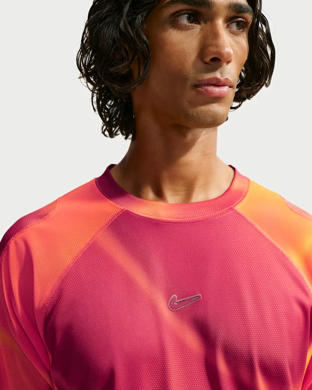 Мужская футболка с длинными рукавами Dri-FIT Gleam Nike Project F.R.O.G., Bright Crimson/Total Orange/Mystic Dates/Total Orange — фото 3