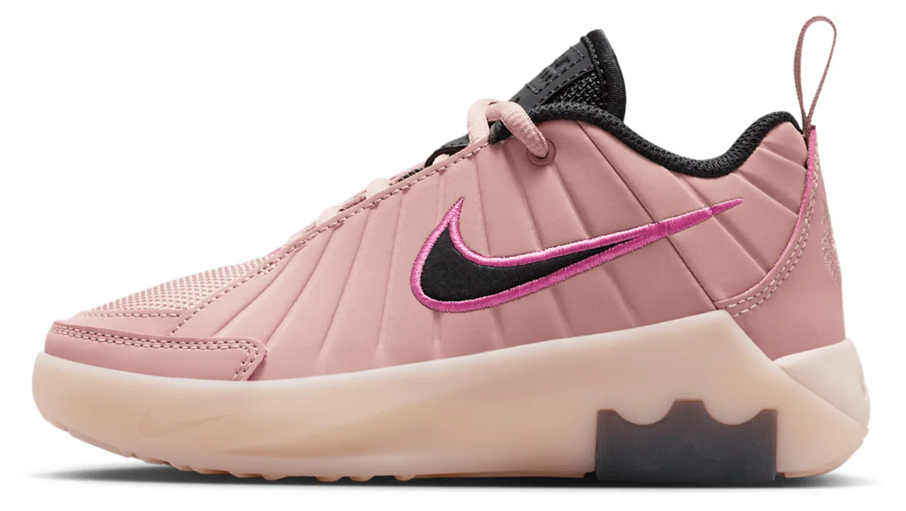 Кроссовки для мальчиков LeBron Witness IX Nike, цвет Particle Pink/Black/Pearl White — фото 2