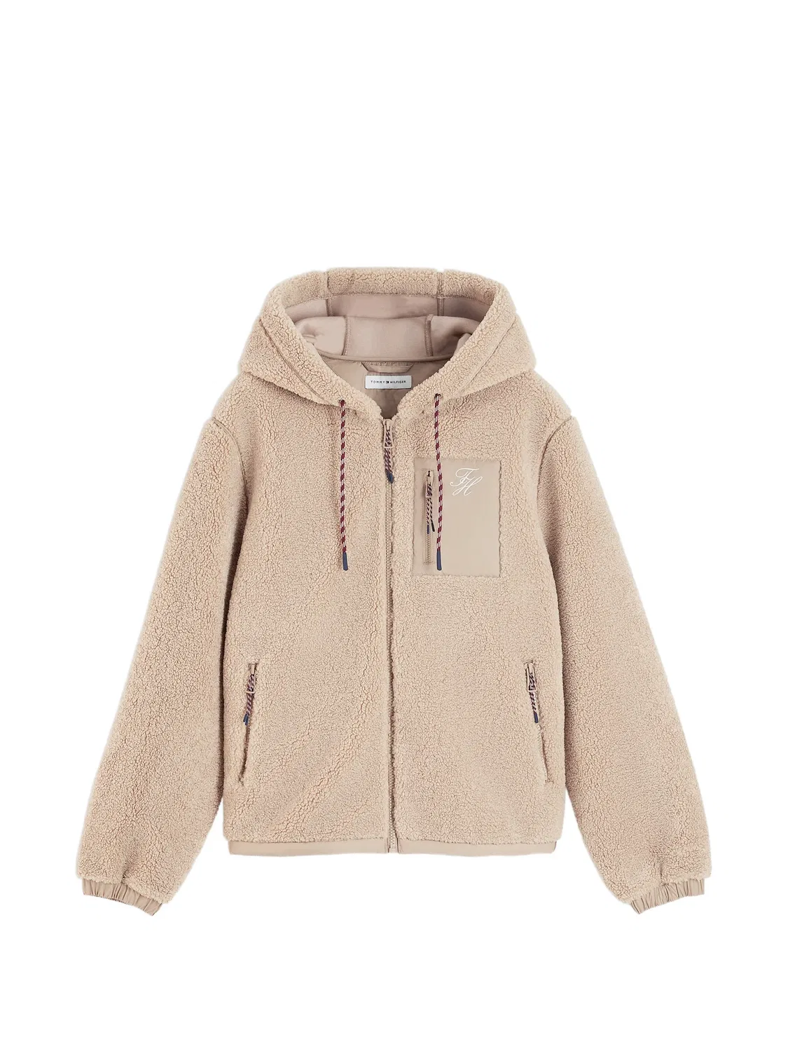Куртка-тедди с капюшоном Tommy Hilfiger, нейтральные