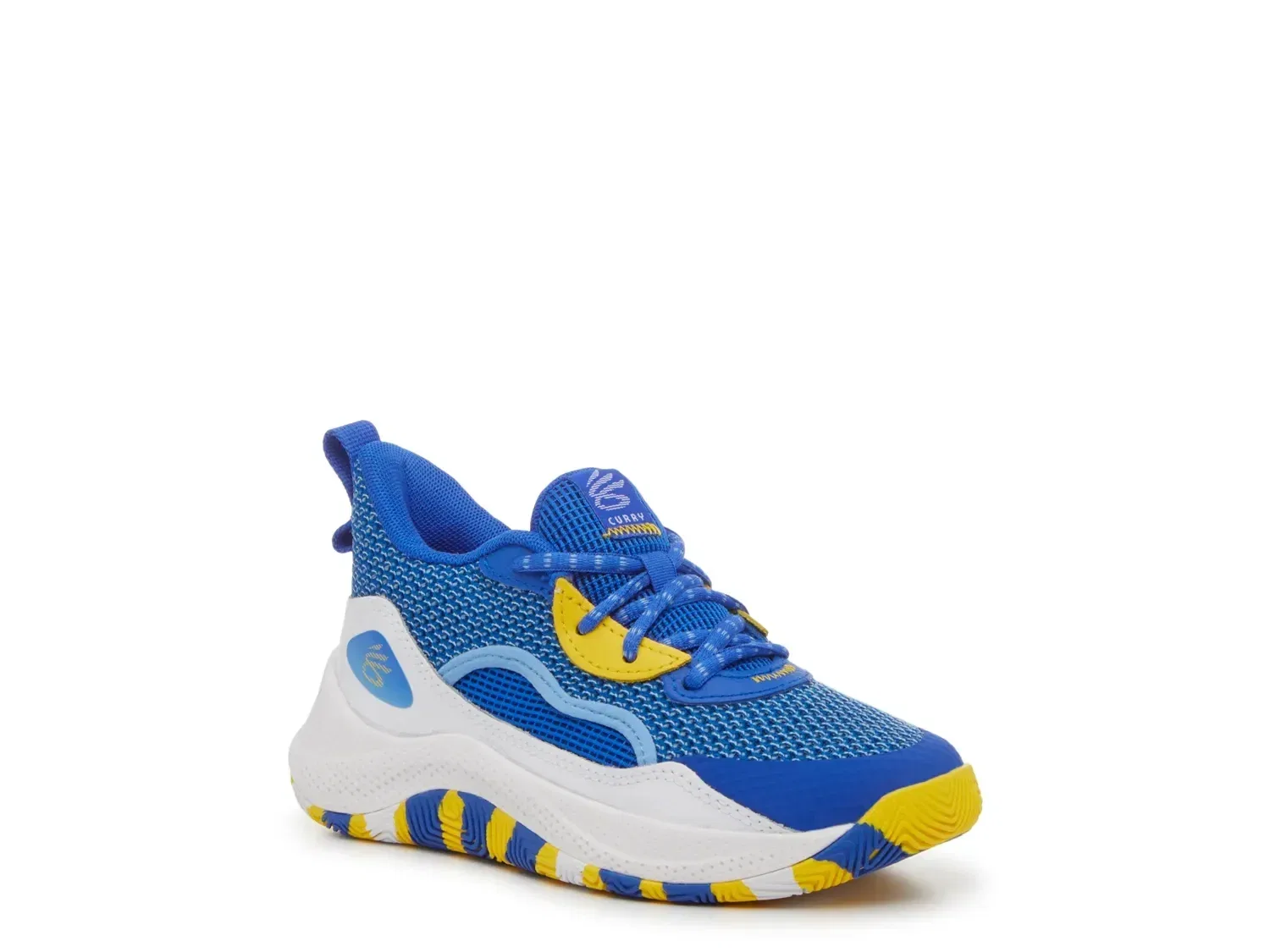 Кроссовки Curry 327 Under Armour, синий/желтый