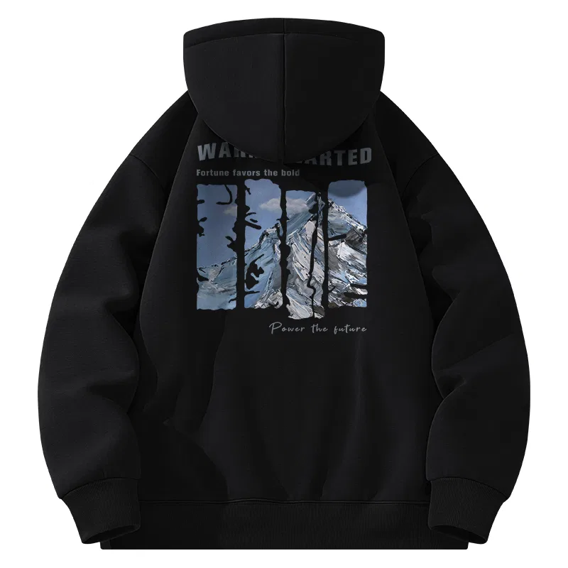 Детский свитшот с принтом Frozen Mountain MINISO, Black