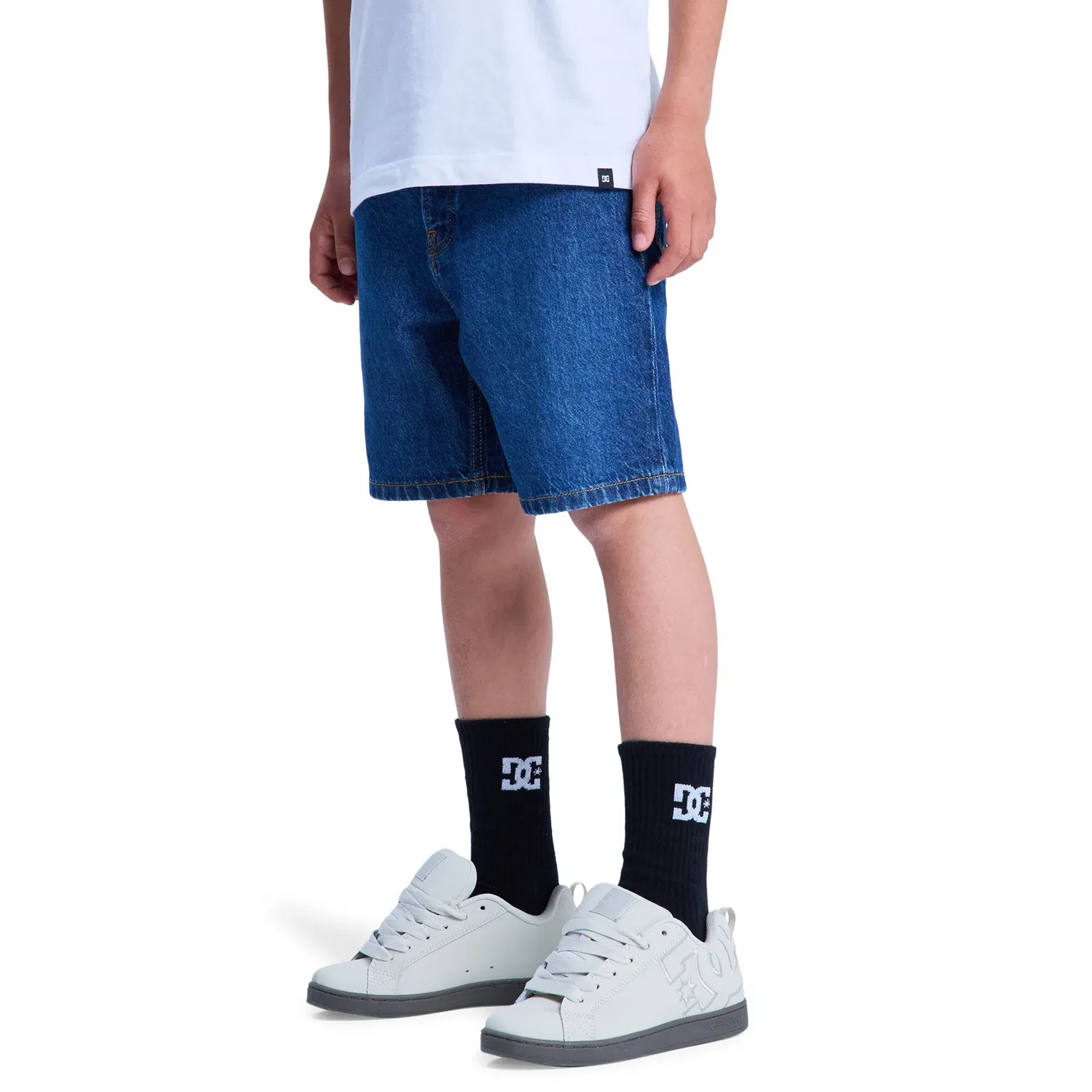 Детские шорты для мальчиков свободного кроя Baggy DC Shoes, Синий — фото 3