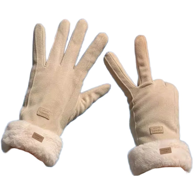 

Перчатки из полиэстера женские WARRIOR, бежевый