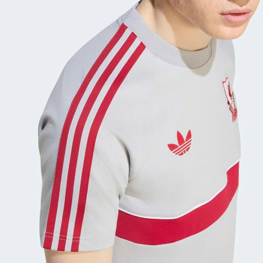 Футболка спортивная с длинным рукавом adidas Liverpool FC OG, Серый — фото 4