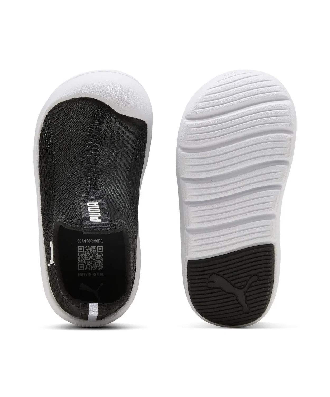 Детские сандалии с логотипом PUMA Fan Racer Water Sandal Infant, Черный — фото 2
