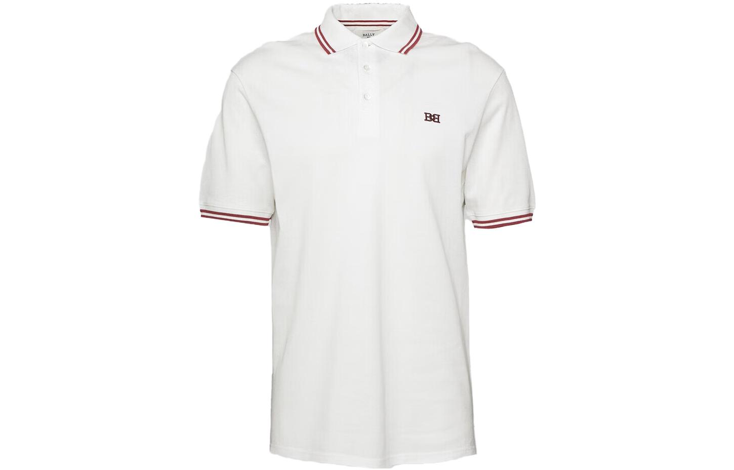 

Белая поло мужская BALLY