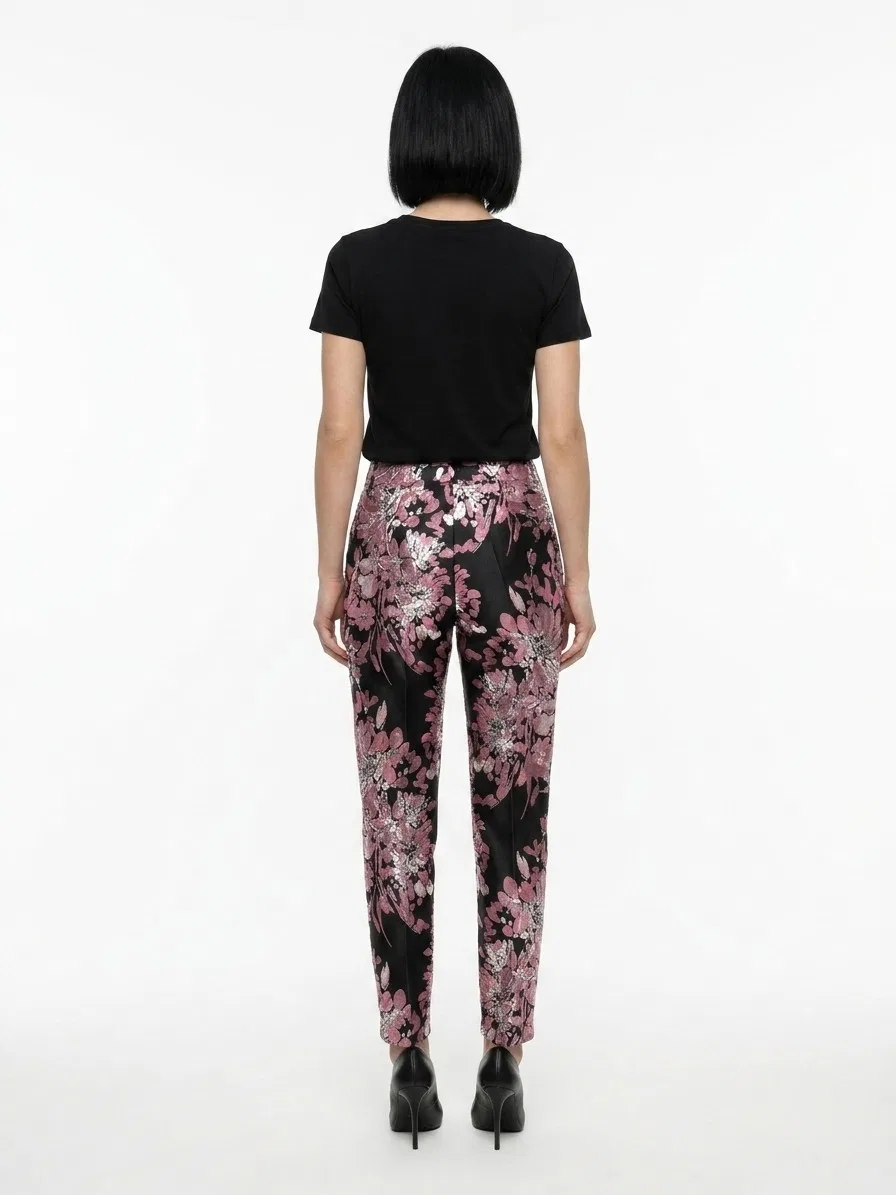 Женские брюки с металлическими волокнами Bicolor Metallic Fibre Dolce & Gabbana, Bicolor — фото 2