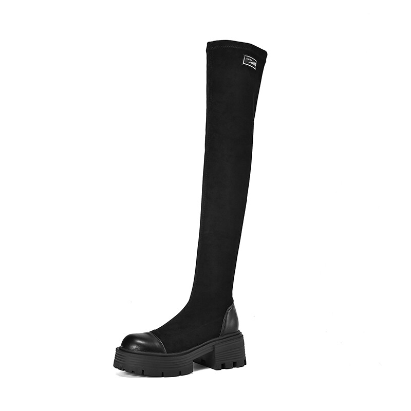 

Сапоги JIUXINGDAO Over-The-Knee Boots Women's, черный