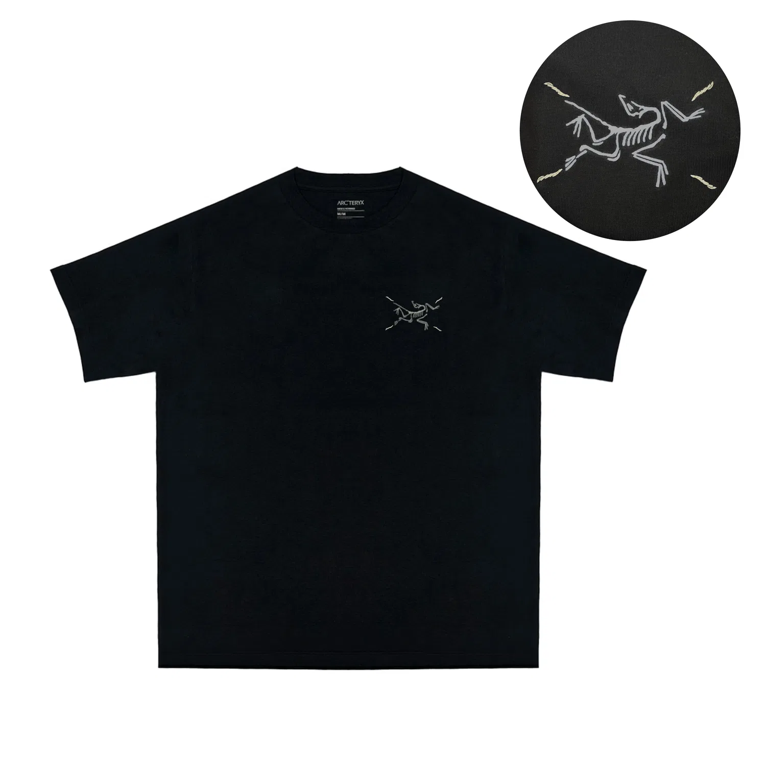 Футболка с круглым вырезом Kragg Unisex, Arcteryx, Black — фото 4