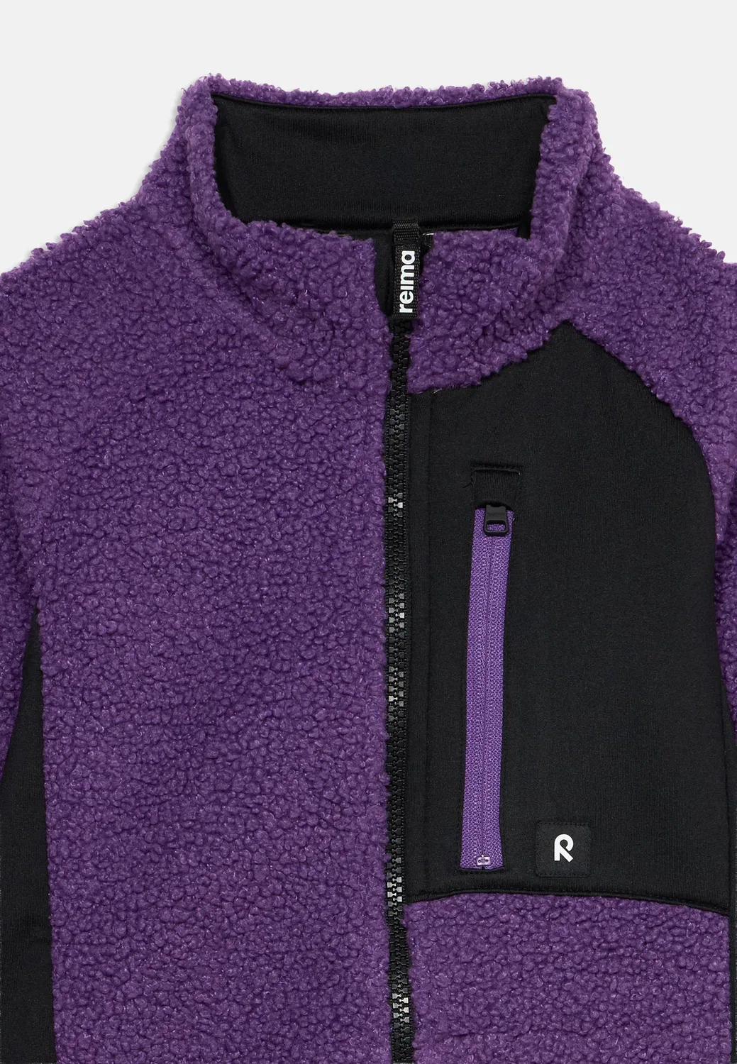 Свитер пухку унисекс - флисовая куртка Reima, Plum Purple — фото 4