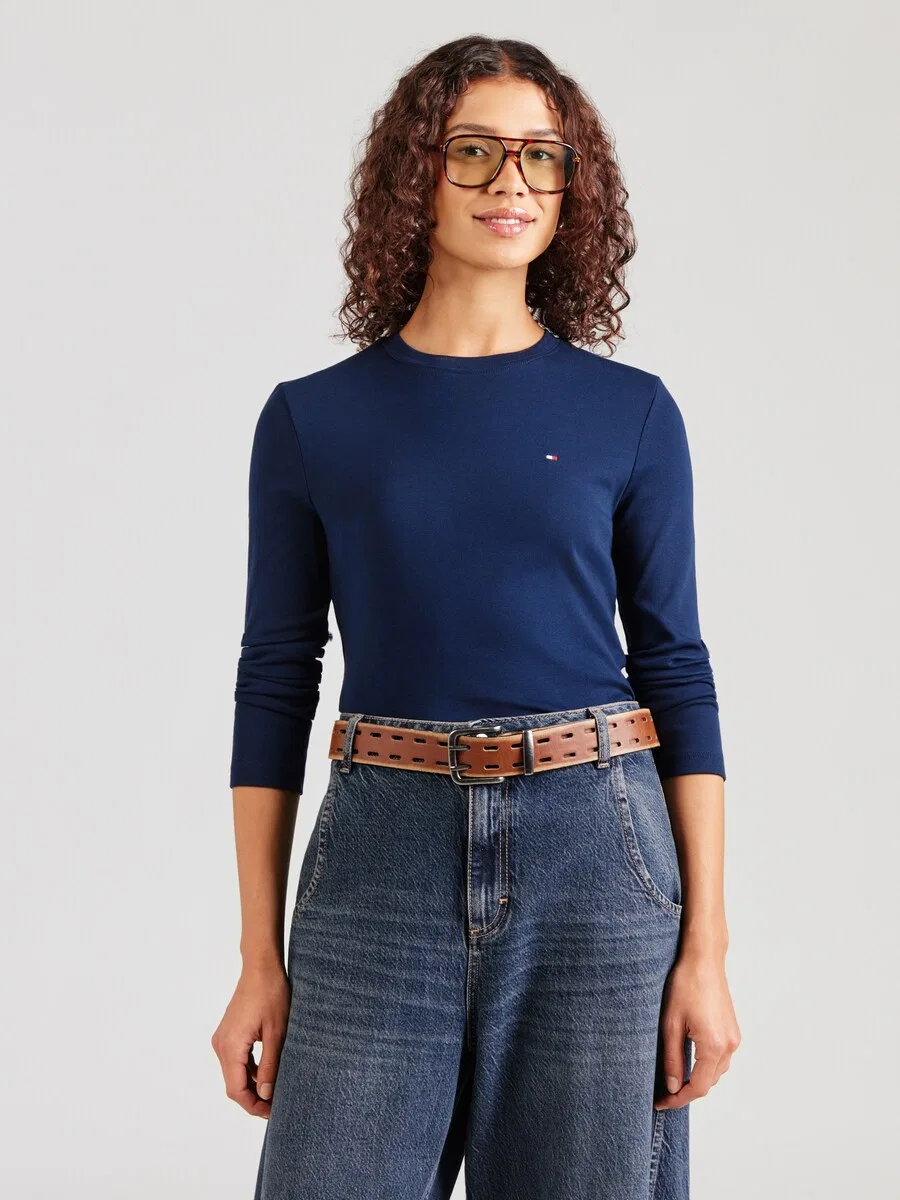 Топ TOMMY HILFIGER 'Cody' темно-синего цвета — фото 2