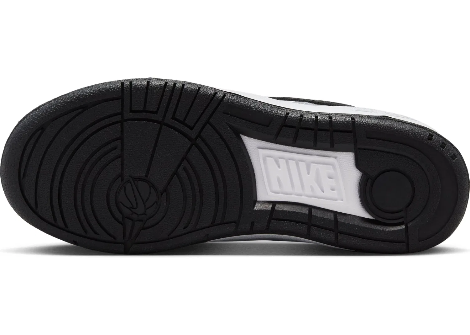 Детские кроссовки для мальчиков с кожаным верхом Full Force Gs NIKE, White Black Pewter — фото 4