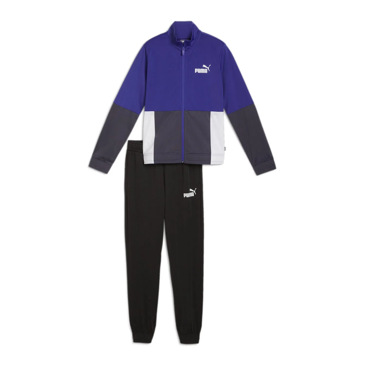 Детский спортивный костюм с цветовыми блоками Puma, Konigsblau