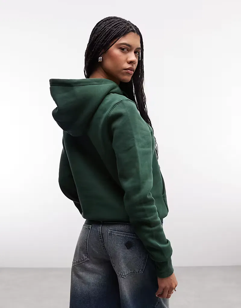 Худи Nike Phoenix Fleece, зеленый — фото 4