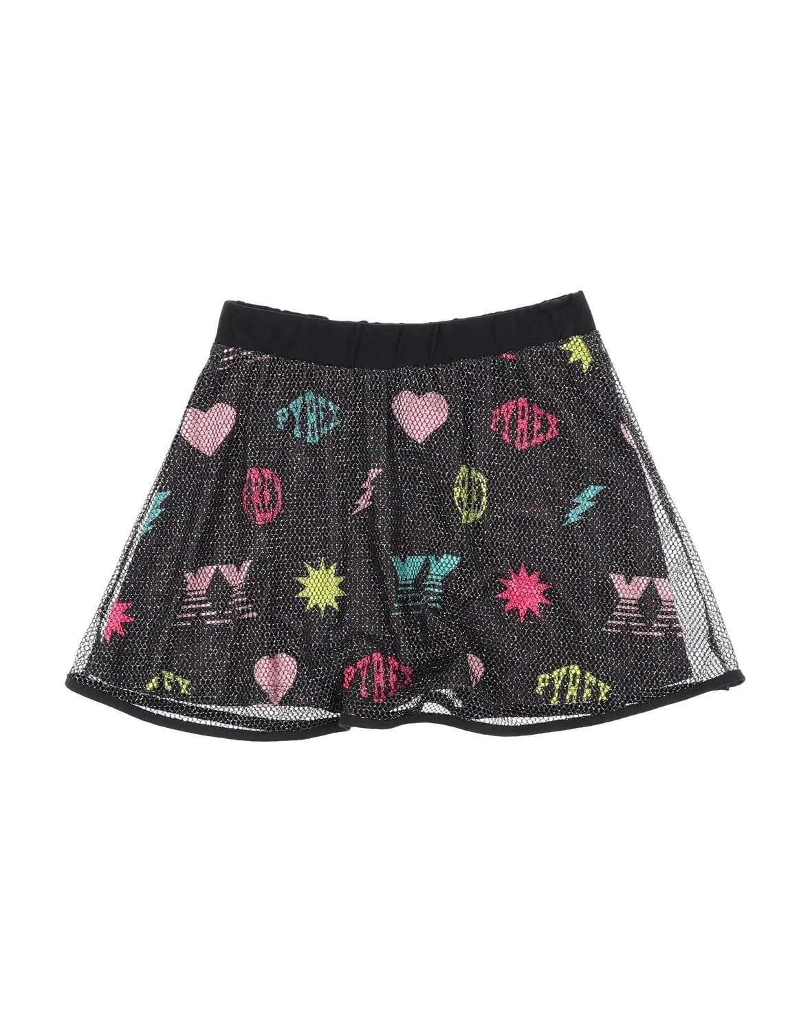Детская юбка для девочек на резинке Pyrex, черный