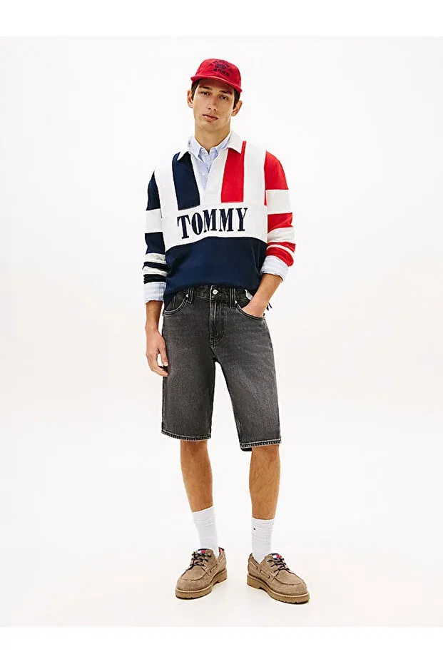 Мужские шорты с принтом Tommy Hilfiger, Black