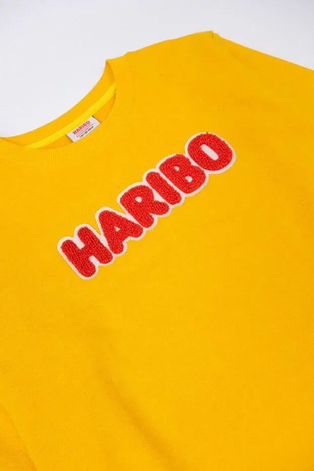 Детские свитшот для мальчиков с принтом Licensed Haribo, Yellow — фото 2