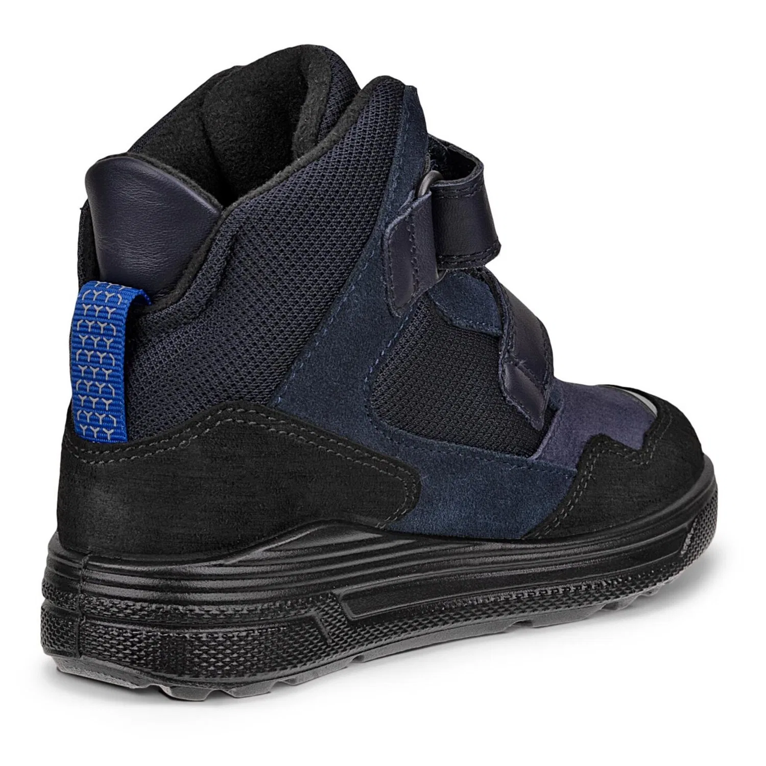 Детские зимние ботинки на липучках Urban Snowboarder Ecco, Black/Blue — фото 2