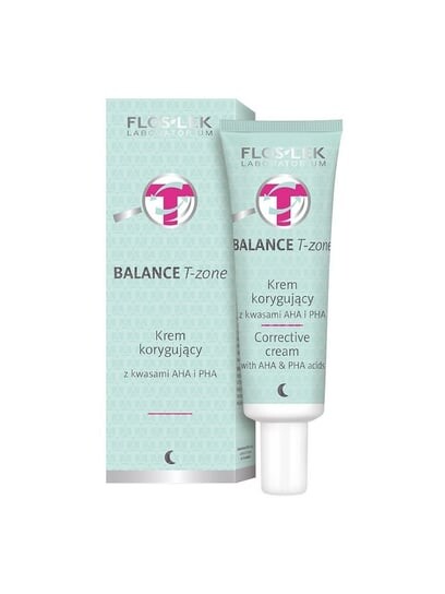 

Корректирующий крем с AHA и PHA кислотами на ночь, 50 мл Floslek, Balance T-Zone, FLOS-LEK