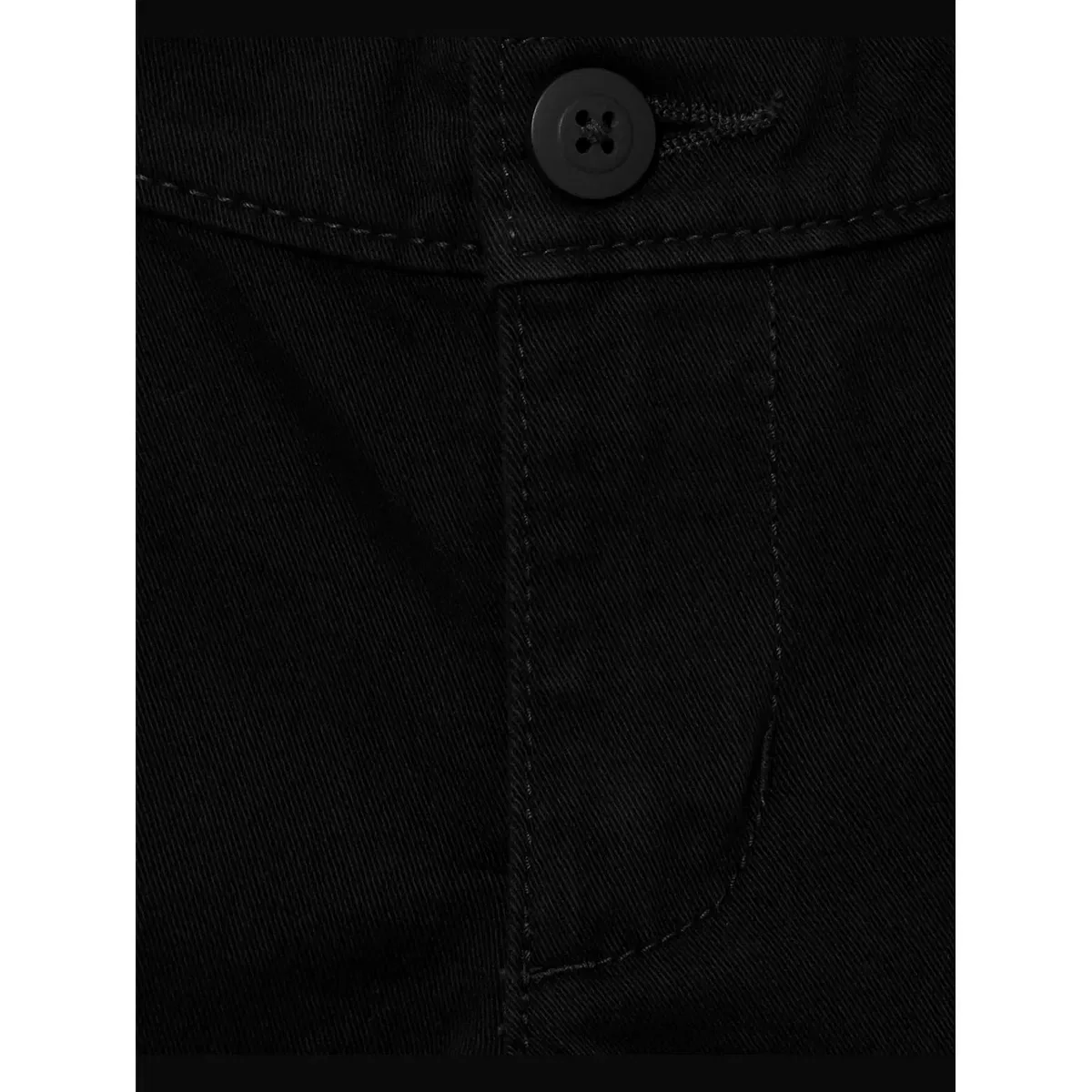 Детские брюки для девочек чинос из твила 2 пары The Children's Place, Black — фото 2