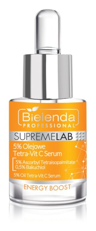 

5% масляная сыворотка тетра-вит С Bielenda Professional Supremelab Energy Boost