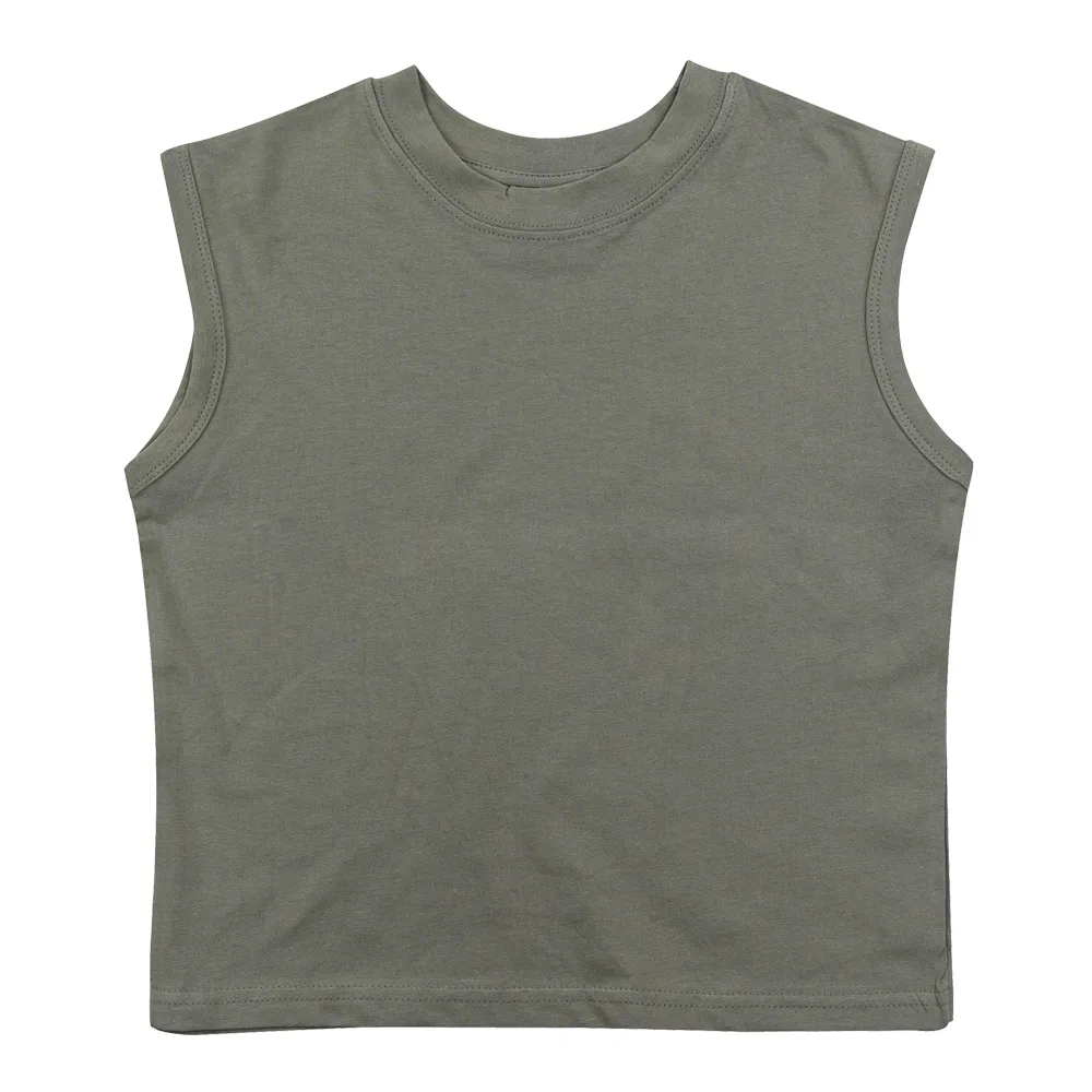 Детская футболка без рукавов Olive BEACHESAND CREAM KIDS, Оливковый