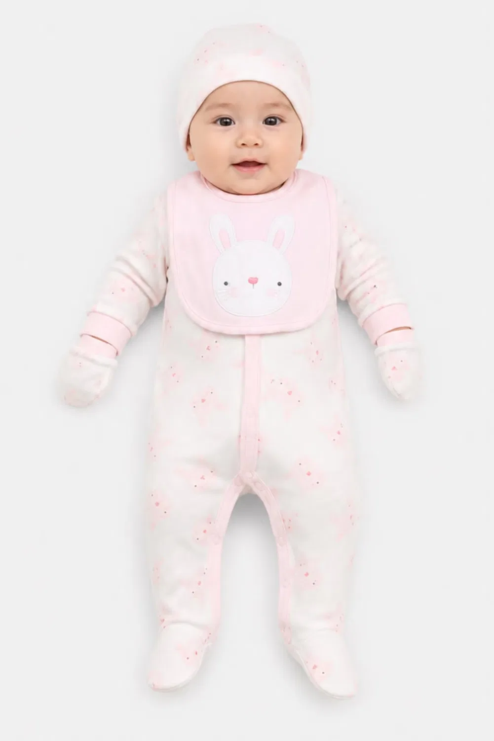 Комплект детский с вышивкой 5 предметов Rock-A-Bye Baby Boutique, разноцветный