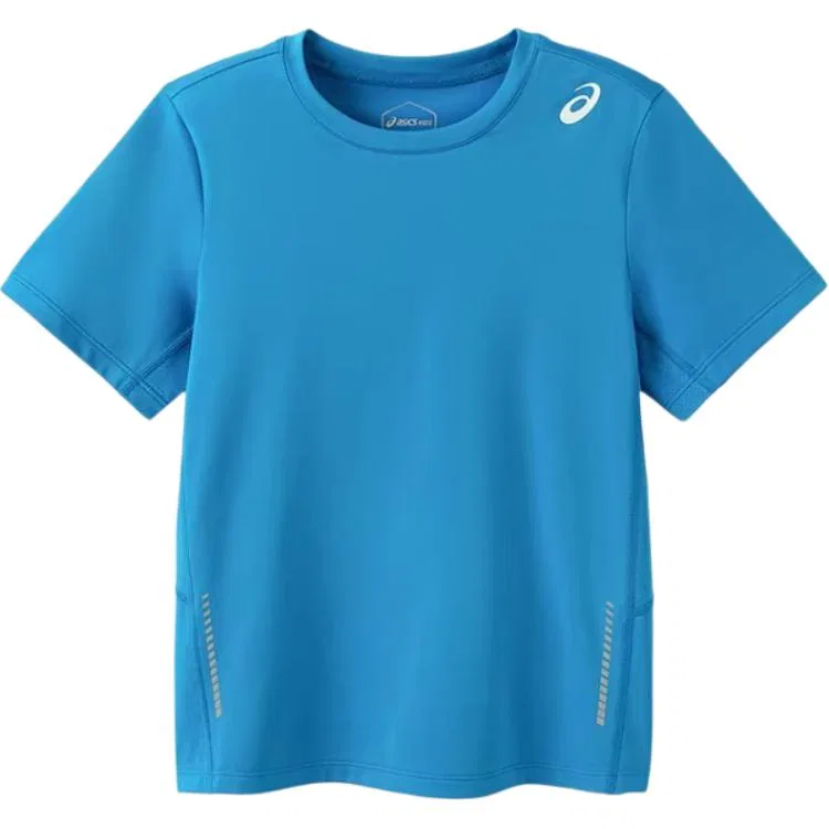 Детская футболка быстросохнущая, модель Crew Neck, ASICS, Arthur Blue