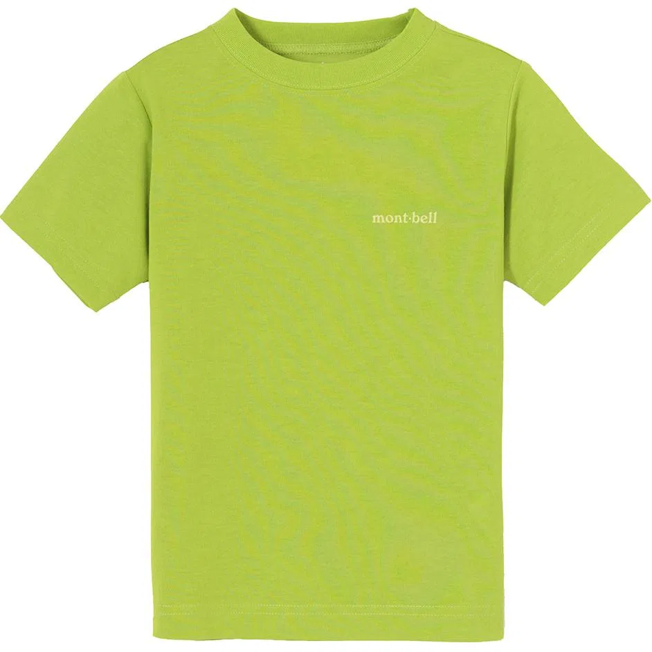 Футболка детская с круглым вырезом, MONTBELL, Green