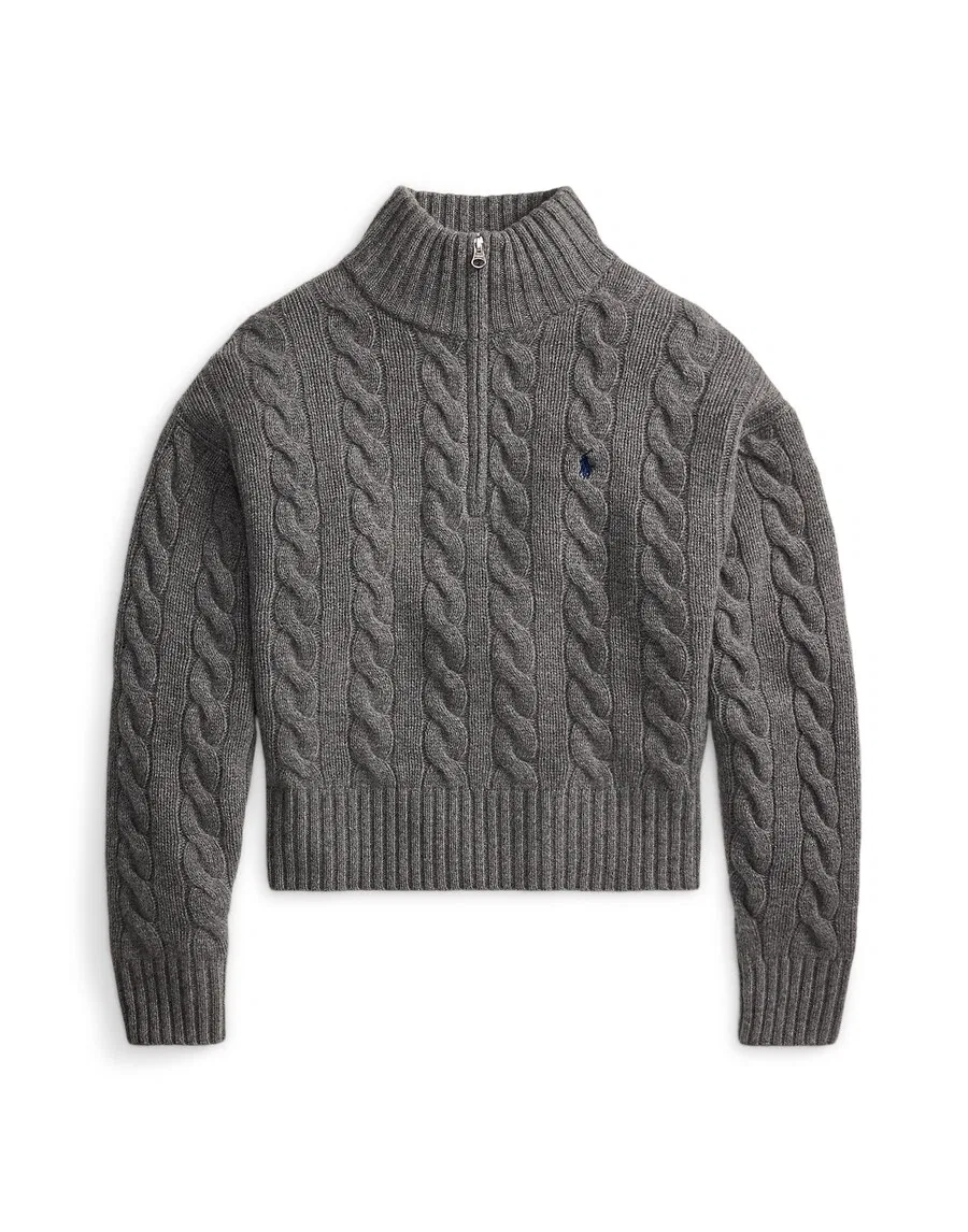 Свитер Polo Ralph Lauren серого цвета