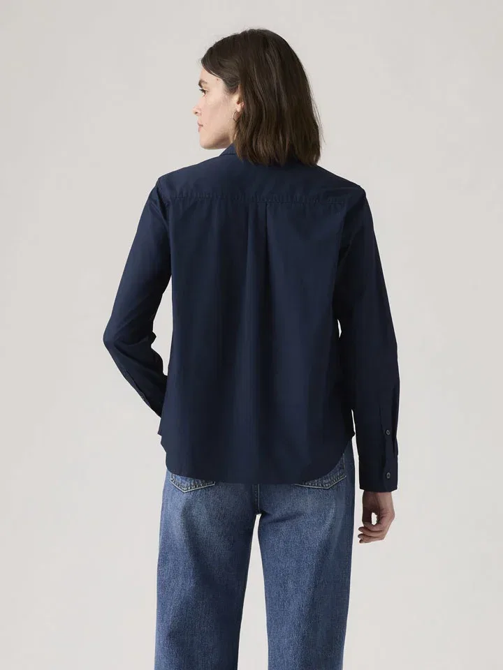Рубашка темно-синяя Levi'S, темно-синий — фото 3