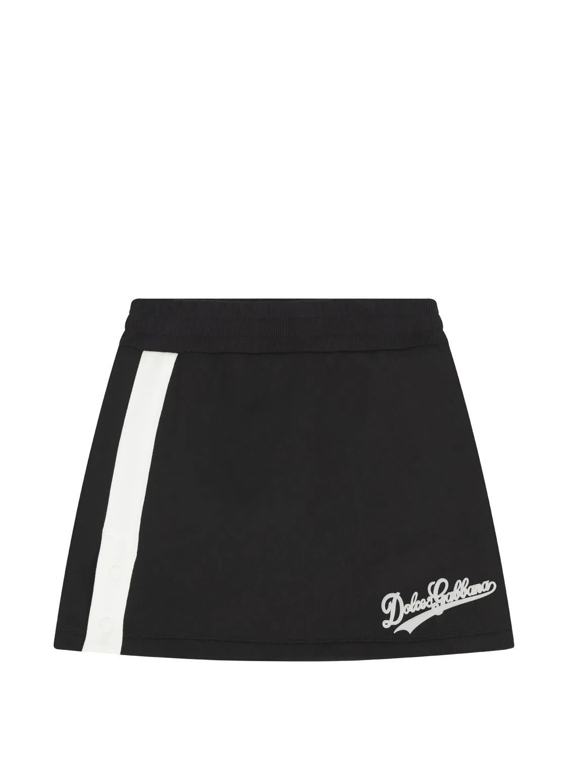 Юбка из флиса черная Dolce & Gabbana, черный
