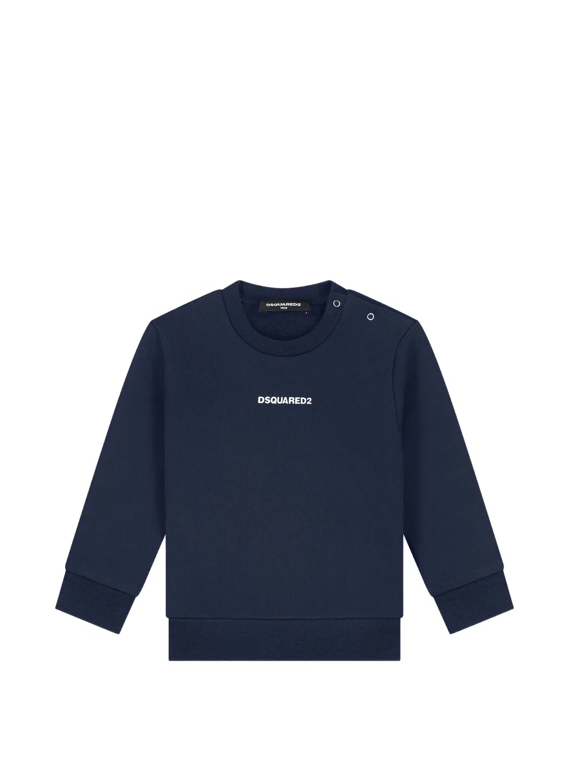 Толстовка с логотипом Dsquared2 Kids, синий