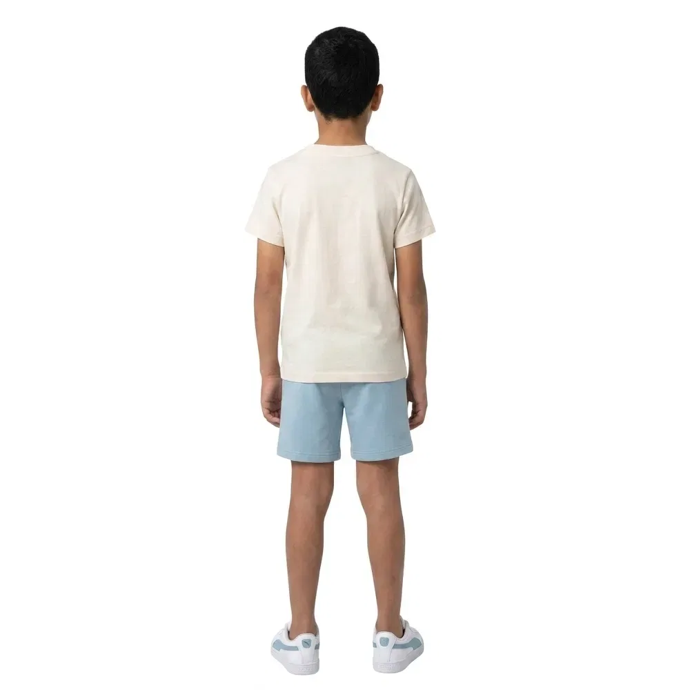 Детский комплект для девочек с коротким рукавом Minicats Ess Set Puma, Blue — фото 2