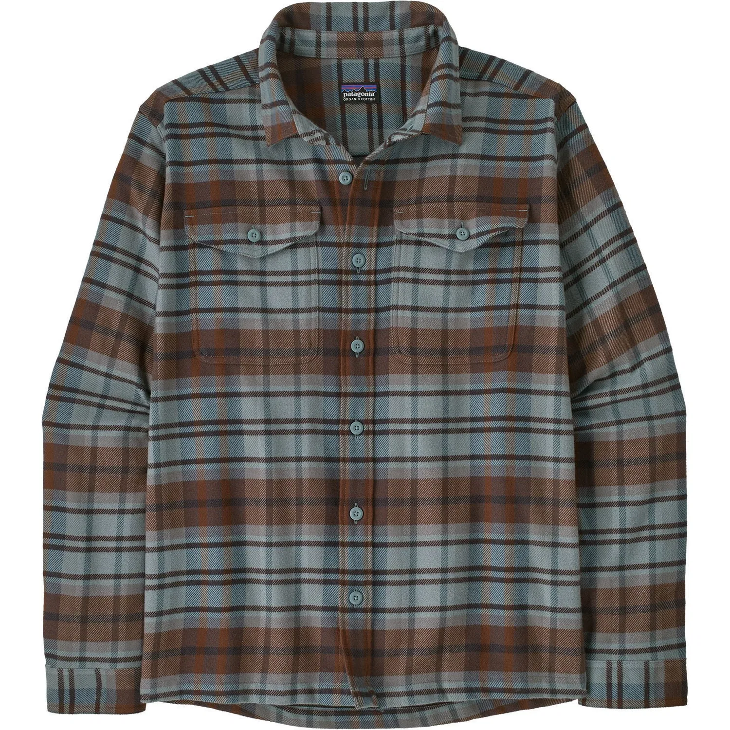 Рубашка фланелевая с длинным рукавом Fjord Flannel Patagonia, Rising Storm/Blue Sage