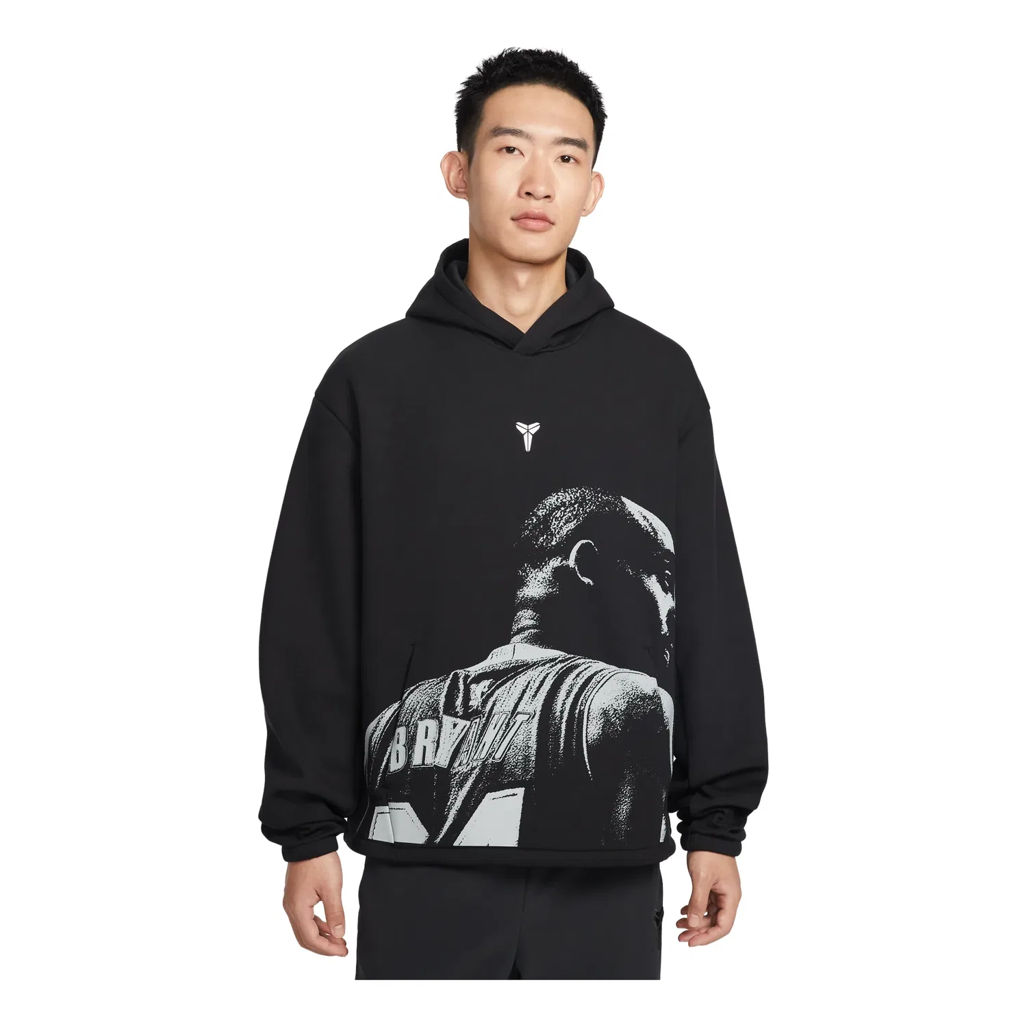 Мужское худи Kobe Dri-FIT Fleece Pullover Hoodie 'Black' Nike, черный