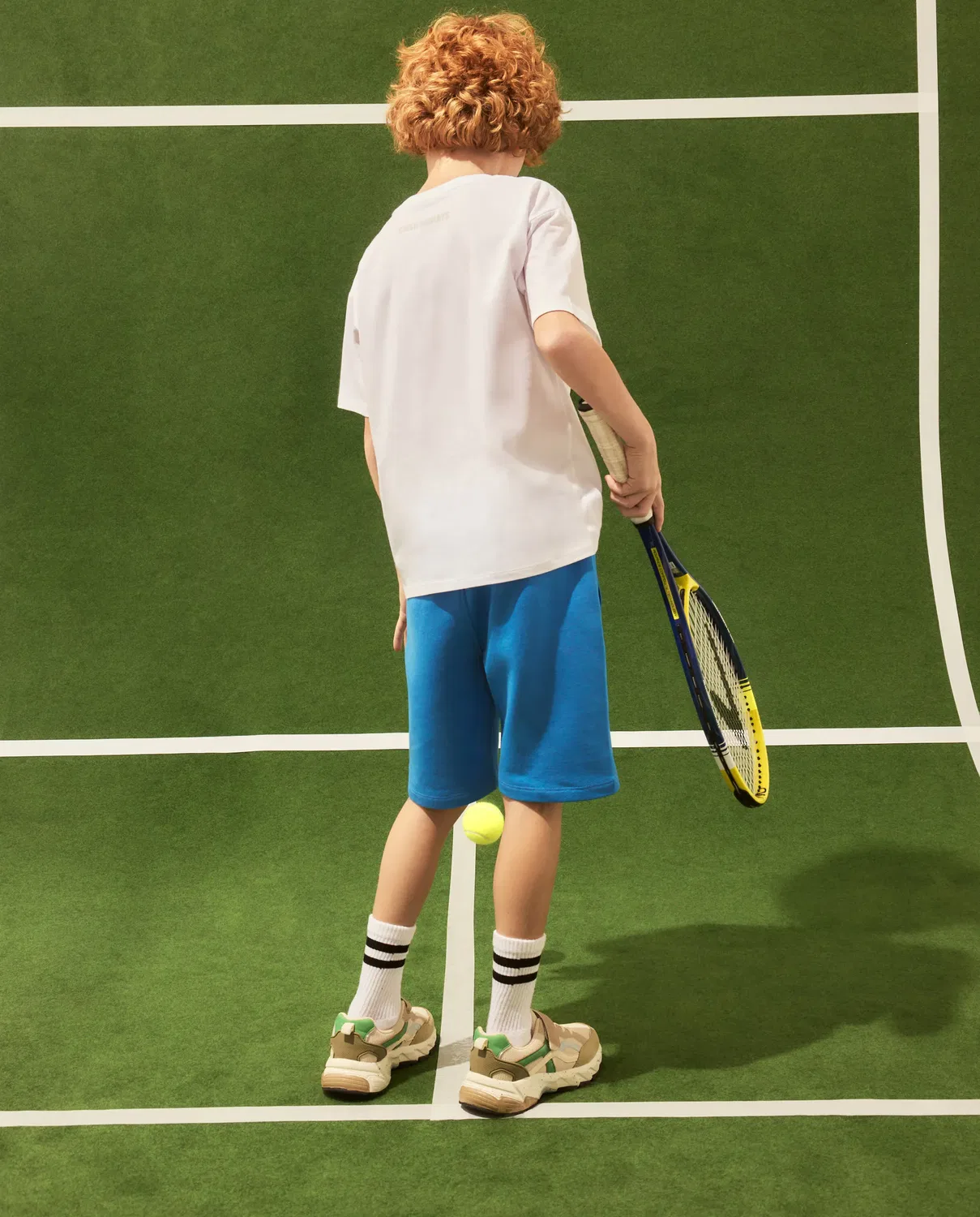 Детская футболка с длинным рукавом с принтом Kids El Corte Inglés, Blanco — фото 3