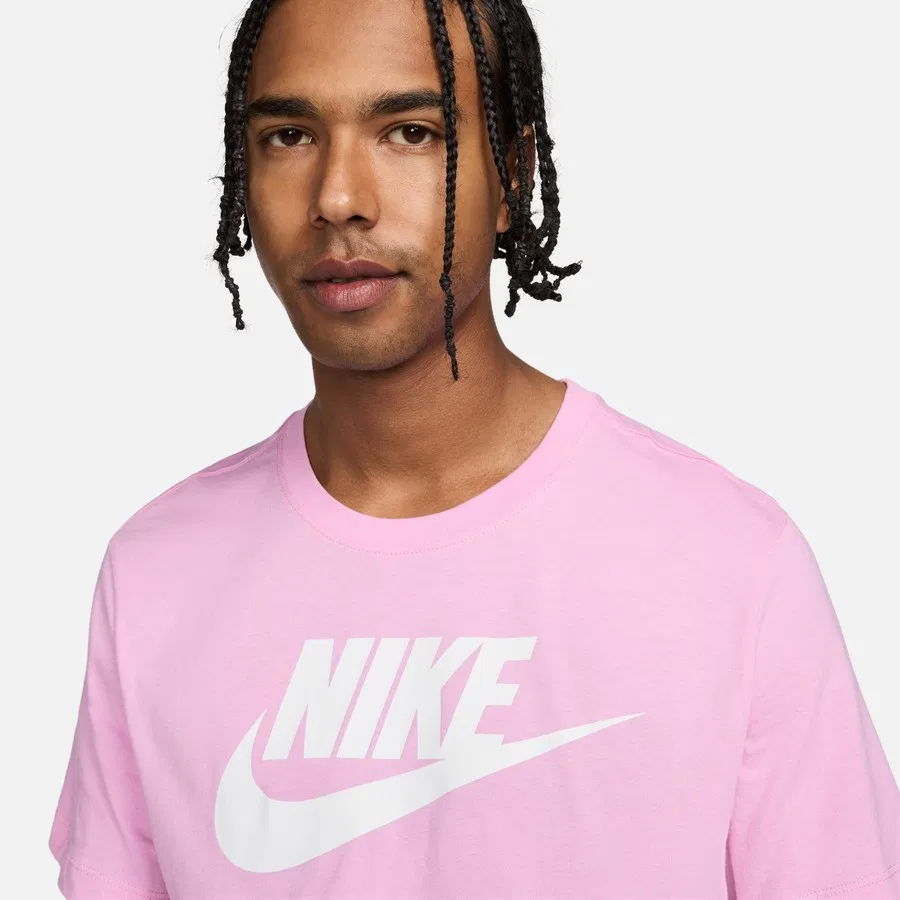 Футболка с коротким рукавом Sportswear Futura Icon Nike, Розово-белый — фото 4